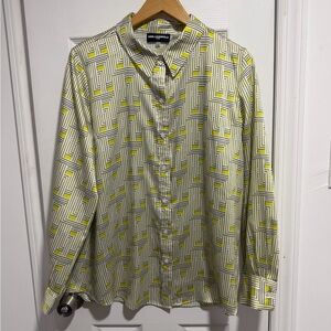 Karl Lagerfeld Geometric Blouse